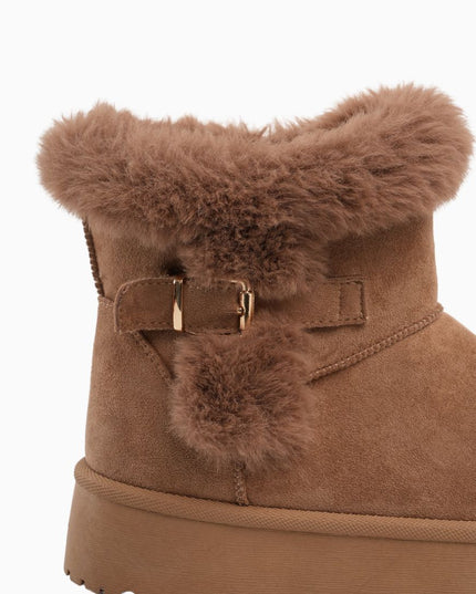 BOTA UGG BEIGE PELUCHE