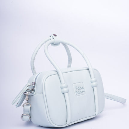 Mini bolso azul bebé en tendencia con correa