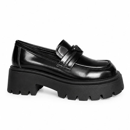 Mocasines chunky negros