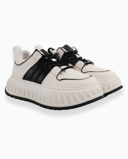 Tenis Blancos y Negros Chunky