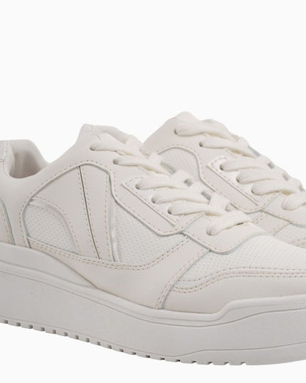 Tenis BLANCOS con Detalles Metálicos
