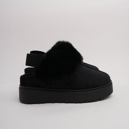 SUECOS UGG NEGROS PELUCHE
