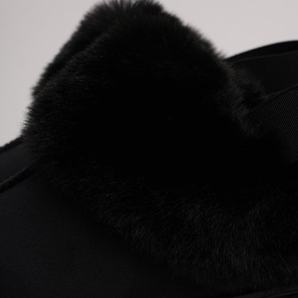 SUECOS UGG NEGROS PELUCHE