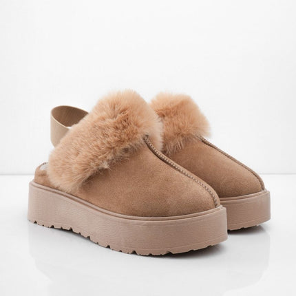 SUECOS UGG TAUPE PELUCHE