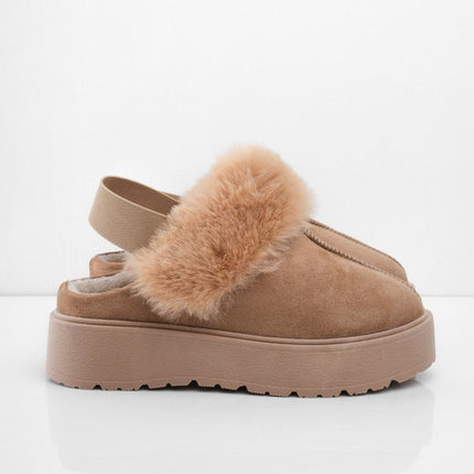 SUECOS UGG TAUPE PELUCHE