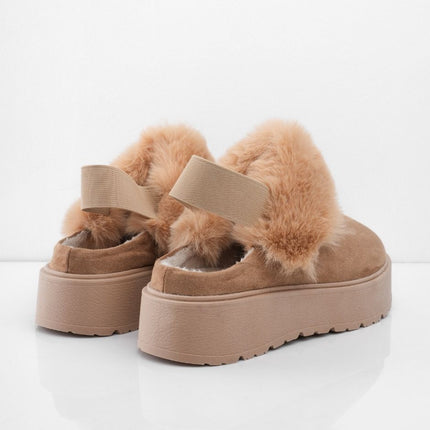 SUECOS UGG TAUPE PELUCHE