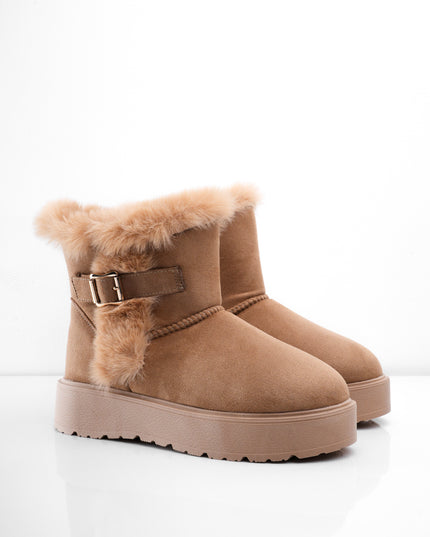 BOTA UGG TAUPE PELUCHE