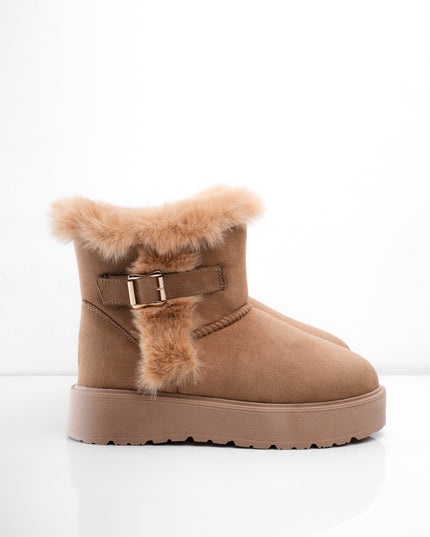 BOTA UGG TAUPE PELUCHE