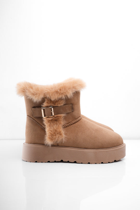 BOTA UGG TAUPE PELUCHE