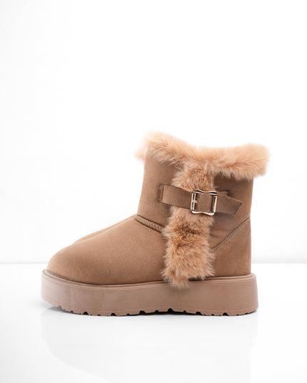 BOTA UGG TAUPE PELUCHE