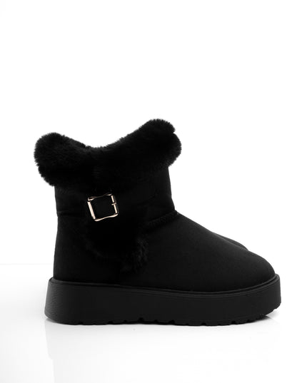 BOTA UGG NEGRO PELUCHE