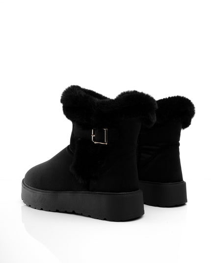 BOTA UGG NEGRO PELUCHE