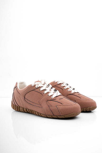 Tenis planos café