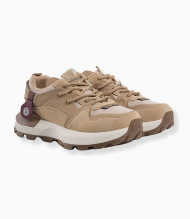 tenis Beige con detalles en diferentes tonos