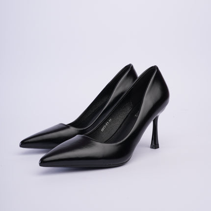 Tacones negros clásicos matte
