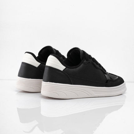Tenis básicos negros planos
