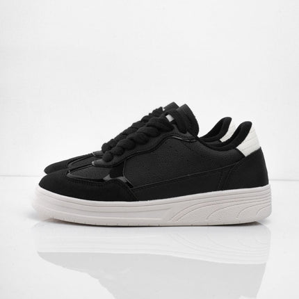 Tenis básicos negros planos