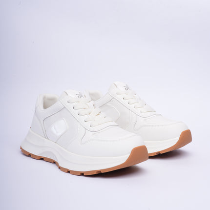 Tenis blancos altos charol
