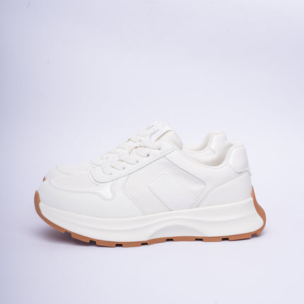 Tenis blancos altos charol