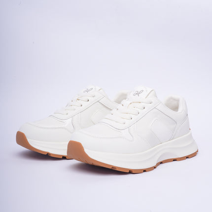 Tenis blancos altos charol