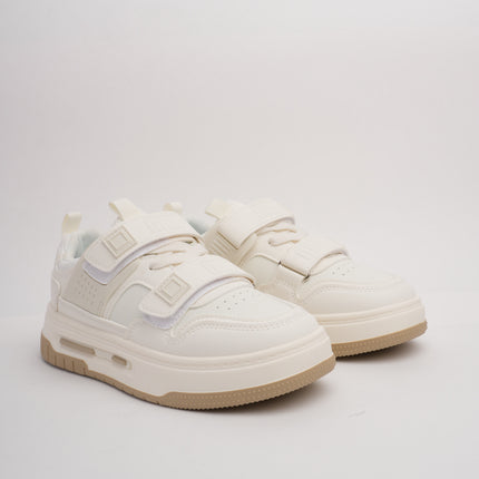Tenis blancos con velcro
