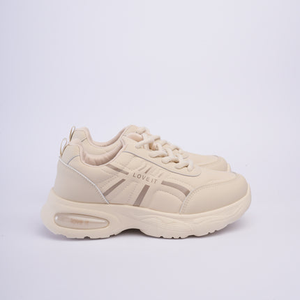Tenis deportivos beige básicos