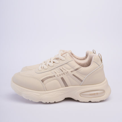 Tenis deportivos beige básicos