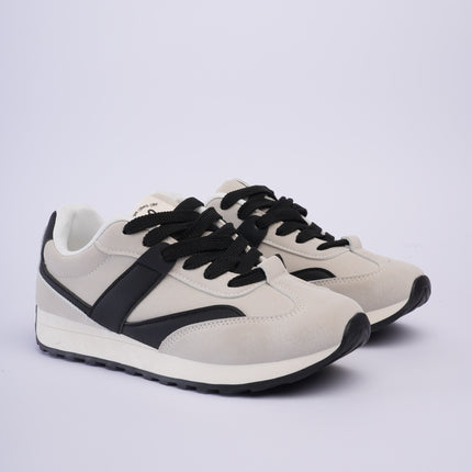 Tenis deportivos gris x negro