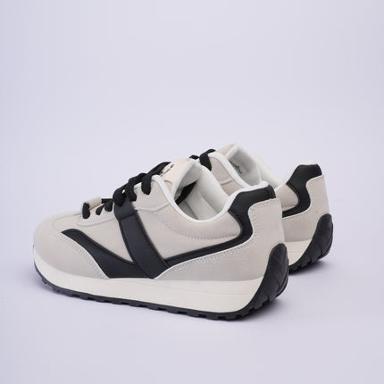Tenis deportivos gris x negro
