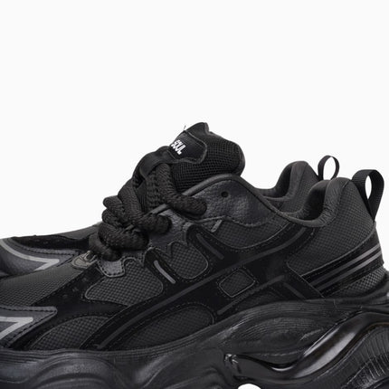 Tenis deportivos negros chunky