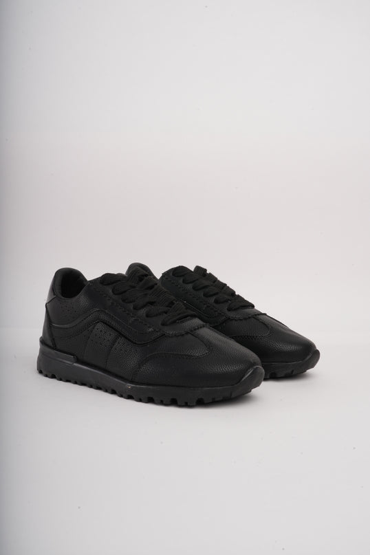 Tenis negros bajos básicos