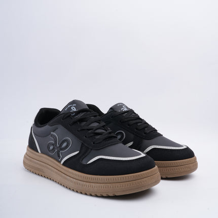 Tenis negros x gamuza