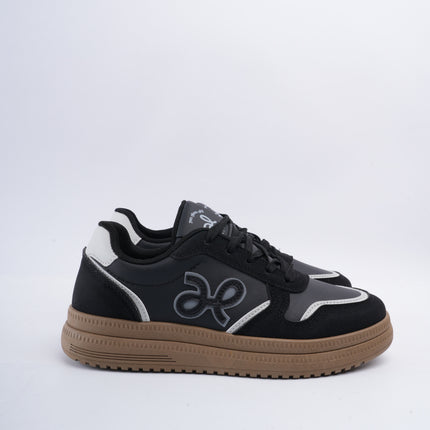 Tenis negros x gamuza