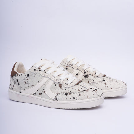 Tenis planos animal print beige