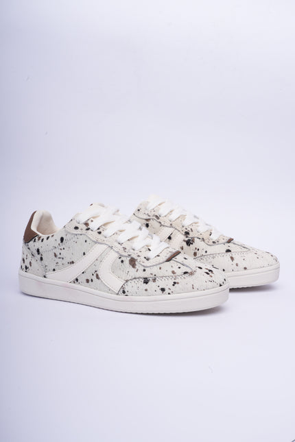 Tenis planos animal print beige