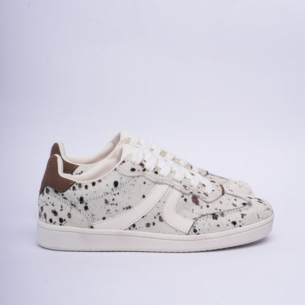 Tenis planos animal print beige