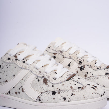 Tenis planos animal print beige