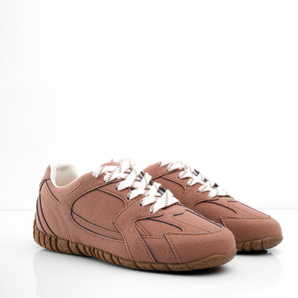 Tenis planos café