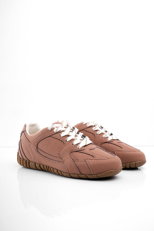 Tenis planos café
