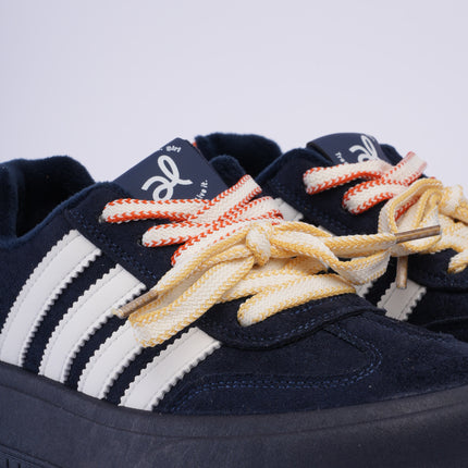 Tenis plataforma azul oscuro