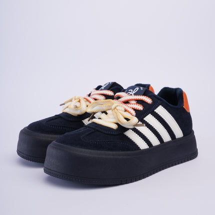 Tenis plataforma azul oscuro