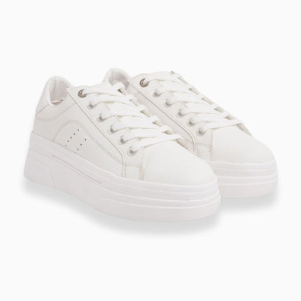 Tenis plataforma blancos clásicos