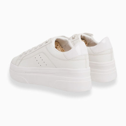 Tenis plataforma blancos clásicos