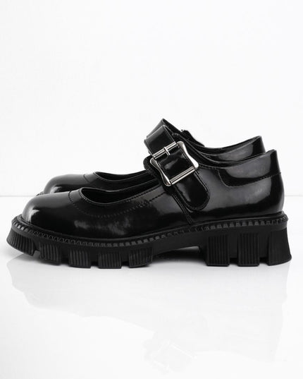 Mocasín estilo mafalda brillante