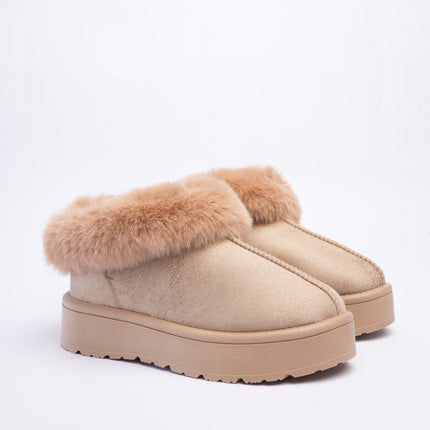 Zapatos ugg beige con peluche