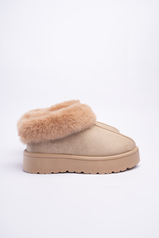 Zapatos ugg beige con peluche
