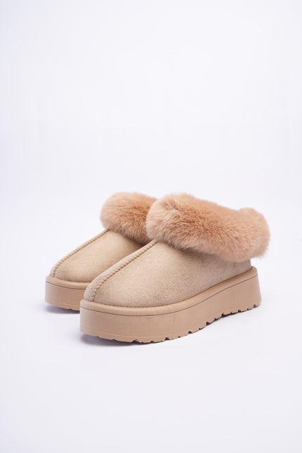 Zapatos ugg beige con peluche