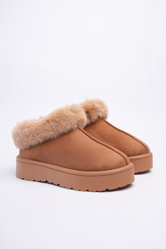 Zapatos ugg miel con peluche