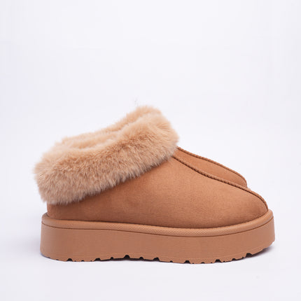Zapatos ugg miel con peluche